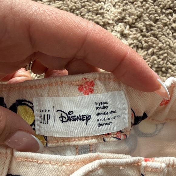 Gap- Disney Minnie Mouse Kids Shorts - Light Pink - Picture 2 of 3